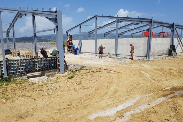 Gyergyóalfaluban épül Románia egyik legnagyobb kapacitású tojásfeldolgozó üzeme