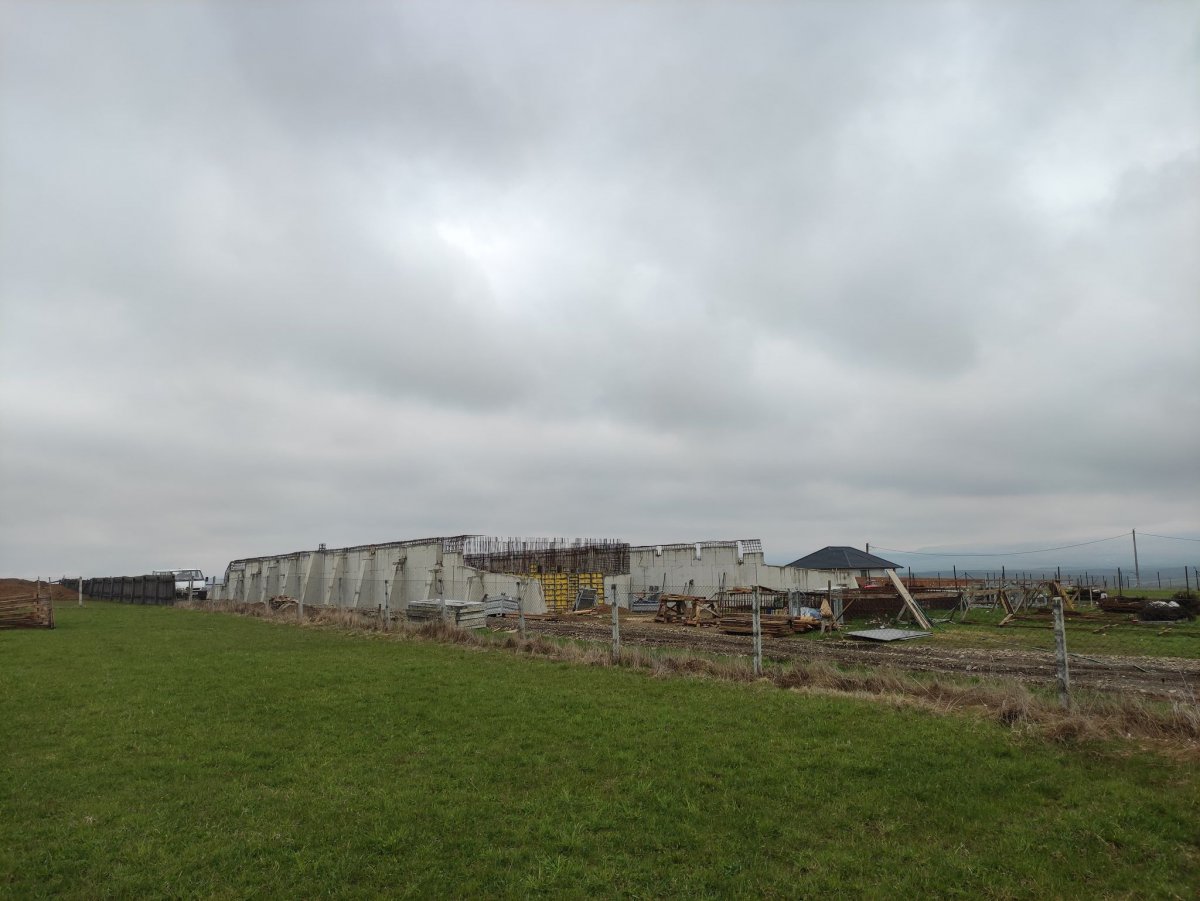 Gyergyóremetén tanuszoda épül • Fotó: Barabás Orsolya