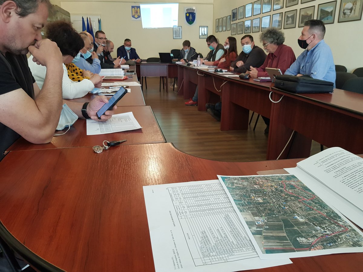 Az új terveket a tanácsülésen ismertették &bullet;  Fotó: Gergely Imre