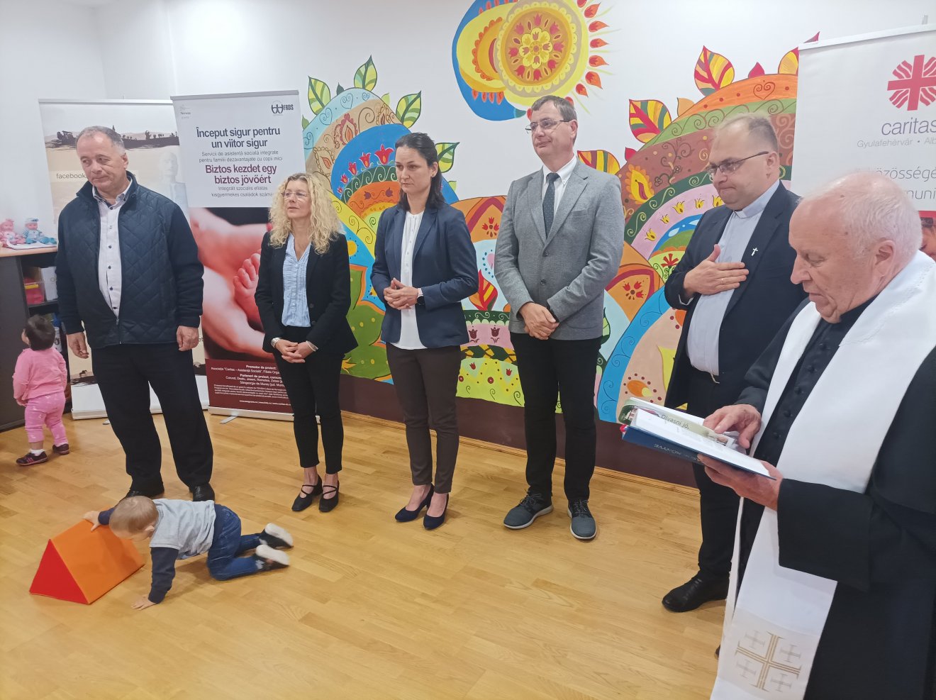 Gyergyóremetén is átadták a Biztos-kezdet házat •  Fotó: Gergely Imre