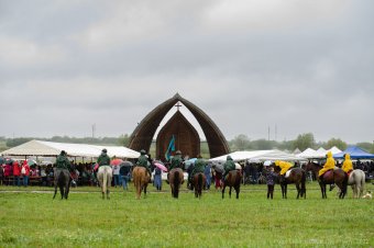 Tatárdombi megemlékezés Gyergyószárhegyen