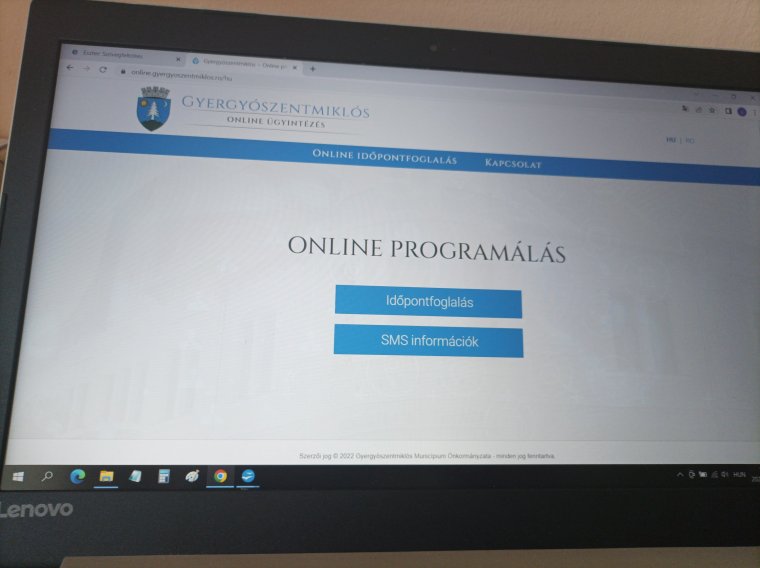 Online időpontfoglaló szolgáltatás indult Gyergyószentmiklóson