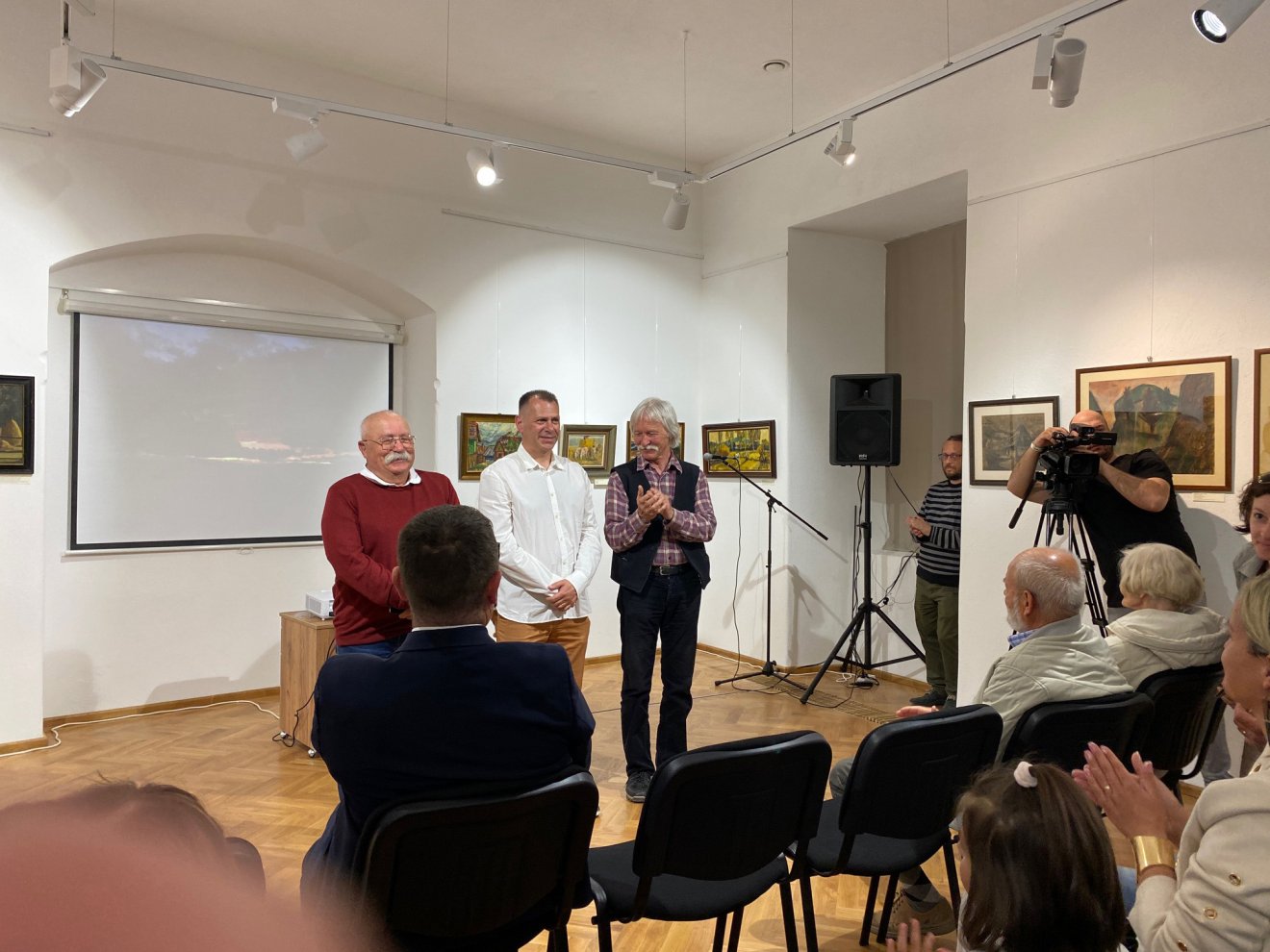 Bajna György, Zsigmond Attila és Balázs József •  Fotó: Albert Eszter