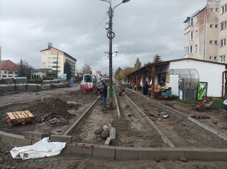 Így állnak az utcafelújítási munkálatok Gyergyószentmiklóson