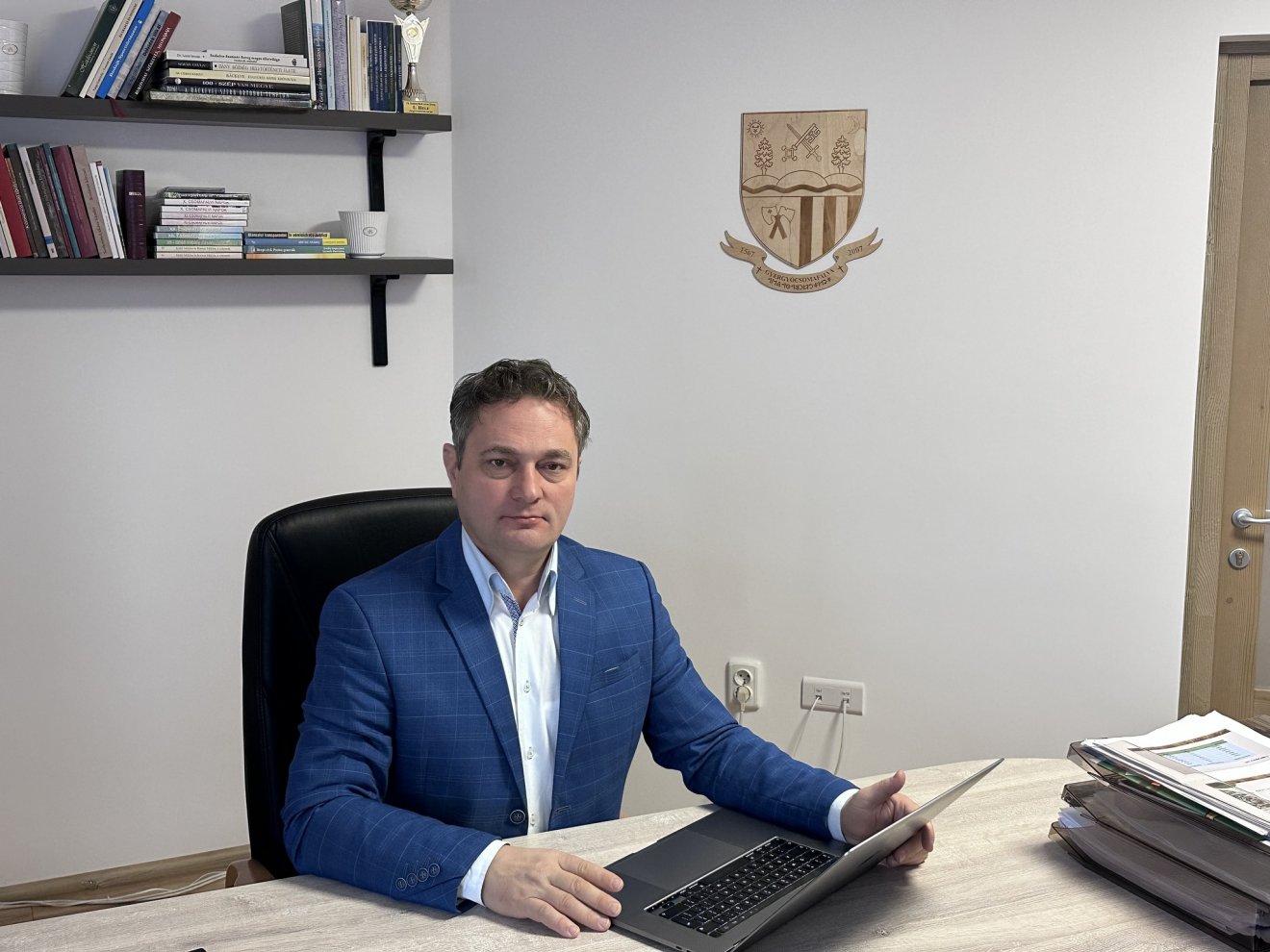 Márton László Szilárd polgármester •  Fotó: Márton László Szilárd/Facebook
