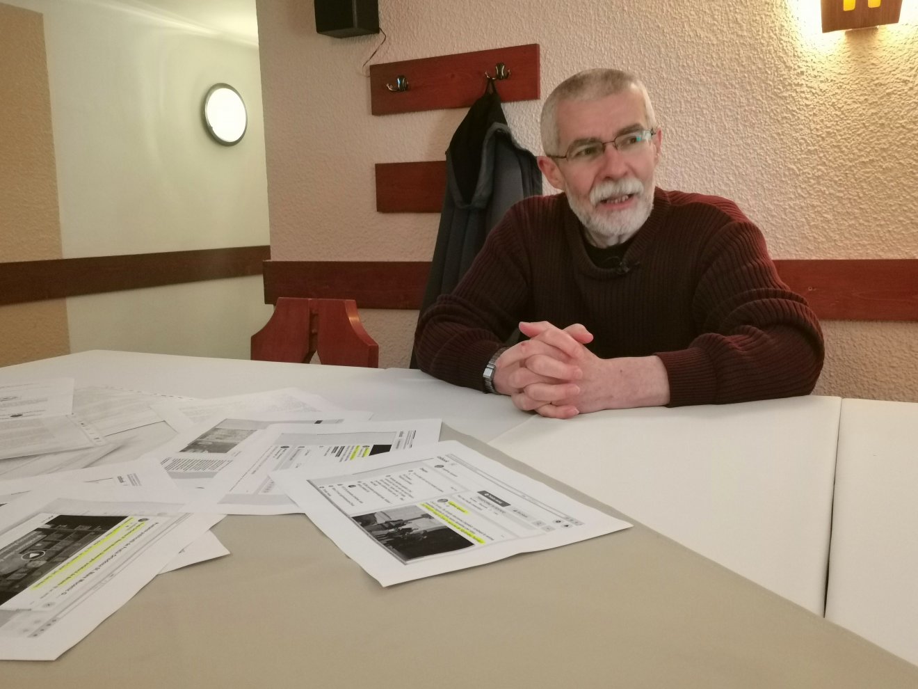 Árus Zsolt. Büntetőfeljelentést tett a Nagykárolyban történt magyarellenes megnyilvánulások miatt •  Fotó: Gergely Imre