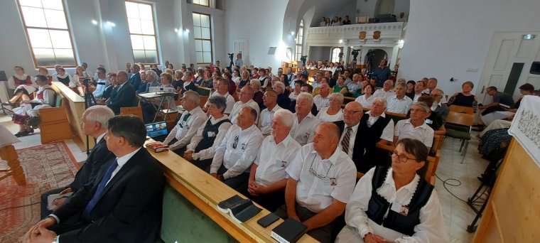 A 125. zsoltár köszöntésként a 125 éves templomnak