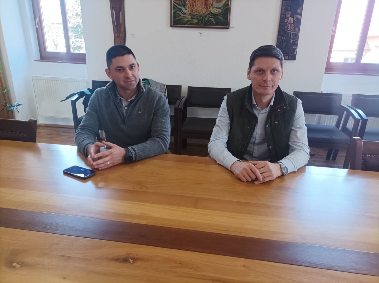 Bege László alpolgármester és Gáll Szabolcs polgármester •  Fotó: Gergely Imre