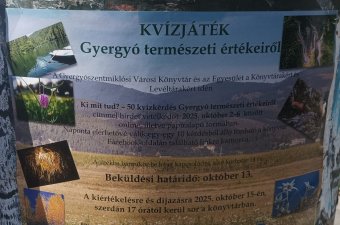 Kvízjáték Gyergyó természeti értékeiről