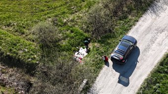 Drónnal figyelik a szemetelőket Gyergyóújfaluban