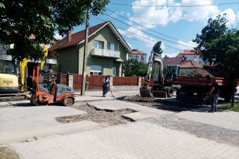 Munkálatok miatt több ponton is útlezárások vannak Gyergyószentmiklóson