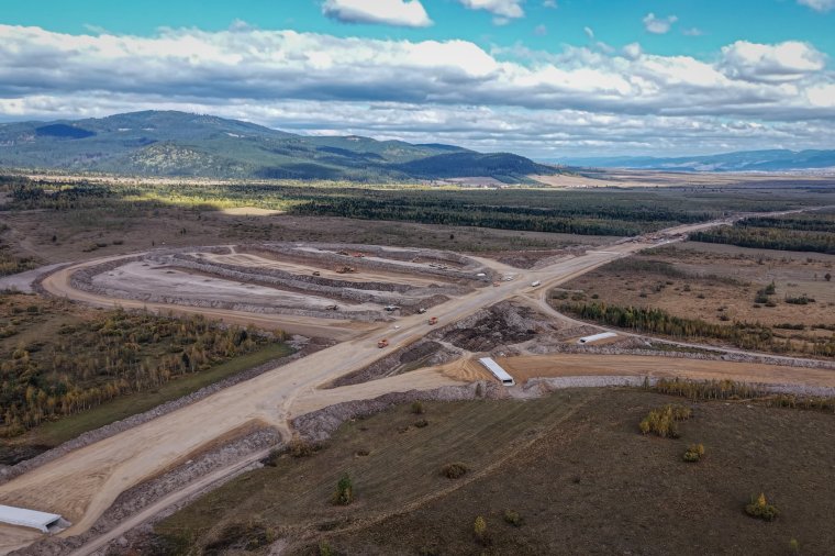 Helyzetképet adott az építő a Gyergyóalfalu–Ditró sztrádaszakaszról