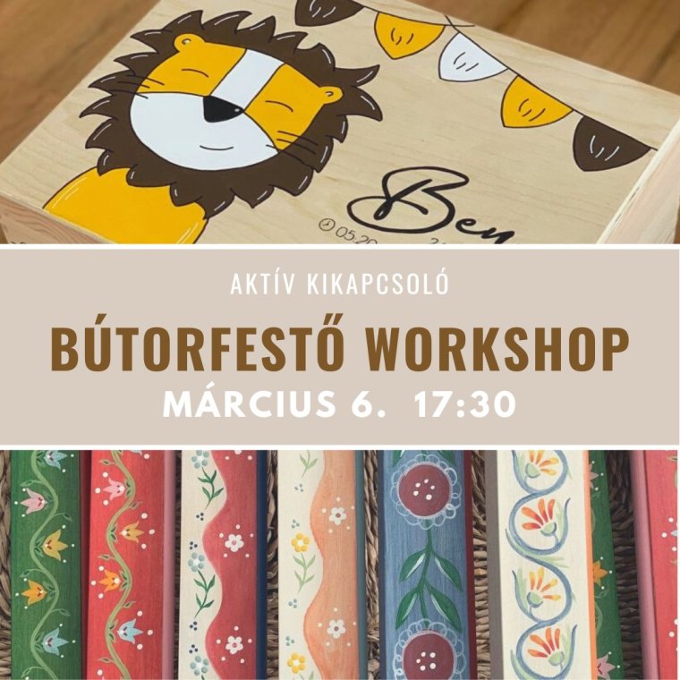 Bútorfestő workshop Csíkszeredában