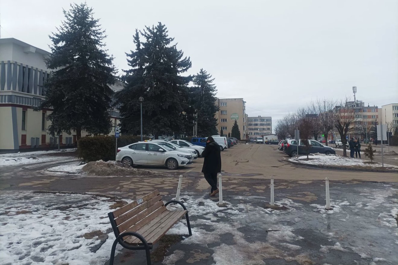 A tüntetést a gyergyószentmiklósi művelődési ház előtti téren tartják szombaton &bullet;  Fotó: Gergely Imre