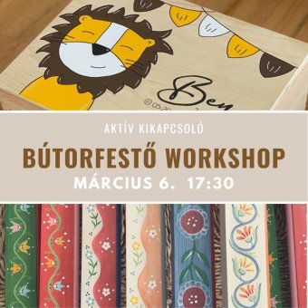 Bútorfestő workshop Csíkszeredában