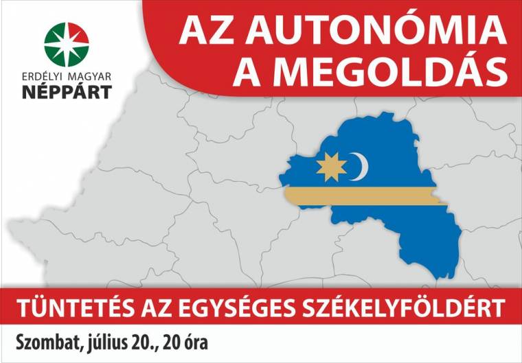 Gyergyószéki tüntetések az egységes Székelyföldért