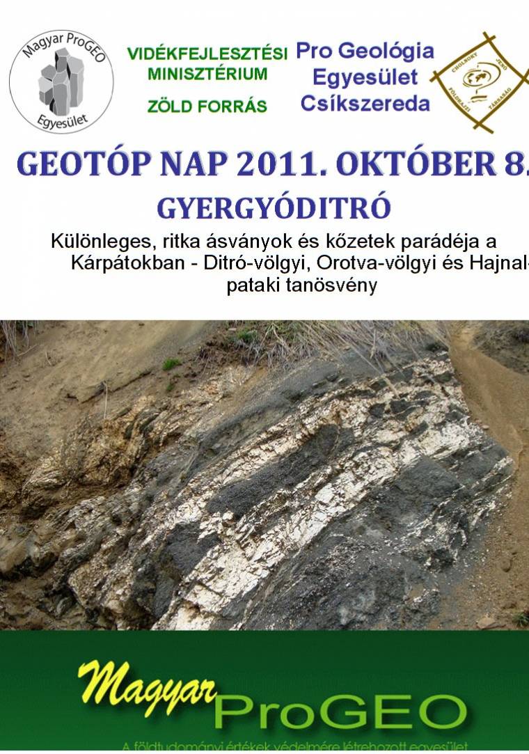 Geotóp nap – a földtudományi értékek napja Gyergyóditrón