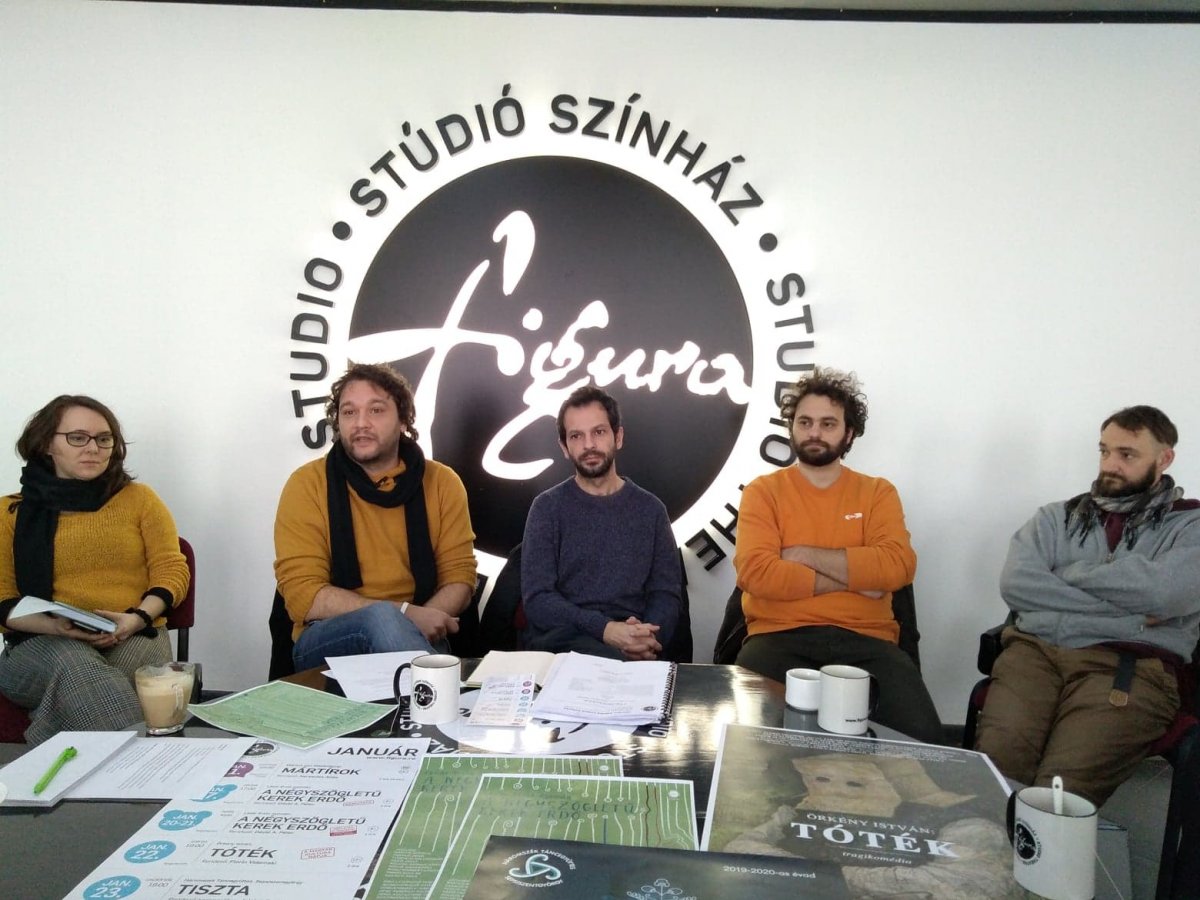 Új darabbal jelentkeznek. 2020-ban elsőként egy gyermek-előadást visznek színre a gyergyószentmiklósi színtársulatnál •  Fotó: Barabás Orsolya