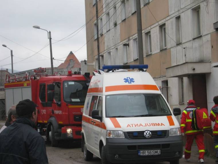 Tűzveszélyt hárítottak el egy gyergyói tömbházban
