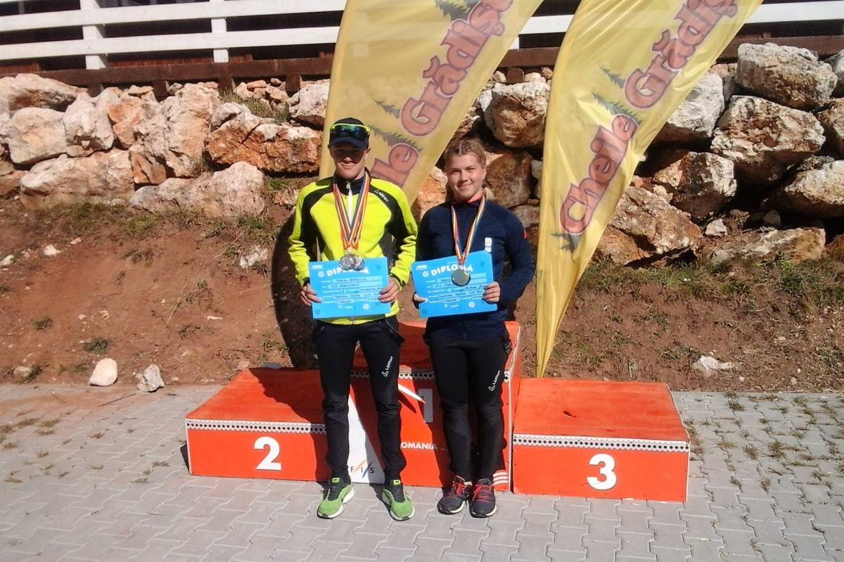 Fórika Szabolcs és Darvas Zsanett egész éremkollekcióval térhetett haza &bullet;  Fotó: Gyergyószentmiklósi ISK