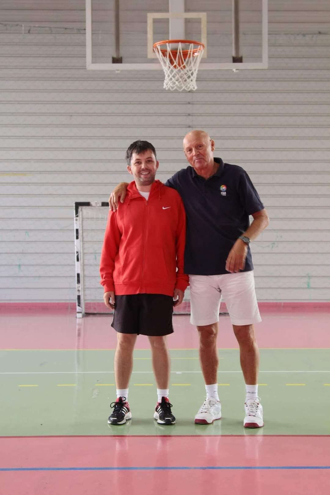 Kercsó Zoltán Fabio Fossati olasz mesteredzővel. •  Fotó: Kercsó Zoltán Facebook