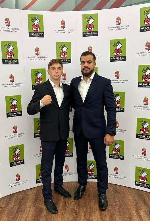 Benedek Péter bekerült a magyar sport legjobbjait és azok edzőit segítő Héraklész programba •  Fotó: Erdélyi Godako Ökölvívó Sportklub