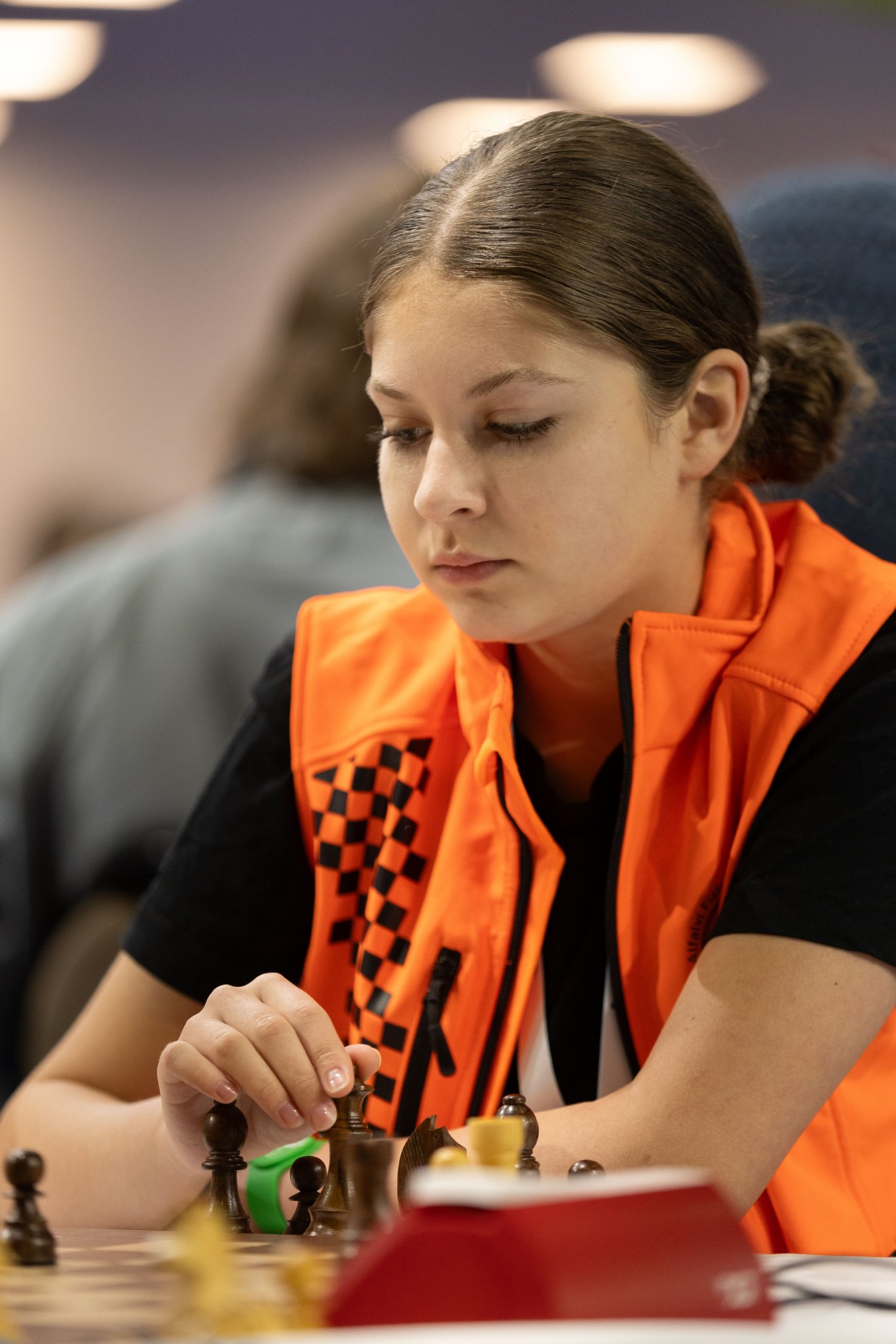 Kiss Hanna a rapid sakknemben 12., a blitz kategóriában 19. helyen végzett •  Fotó: Luka Rifelj, Szlovénia