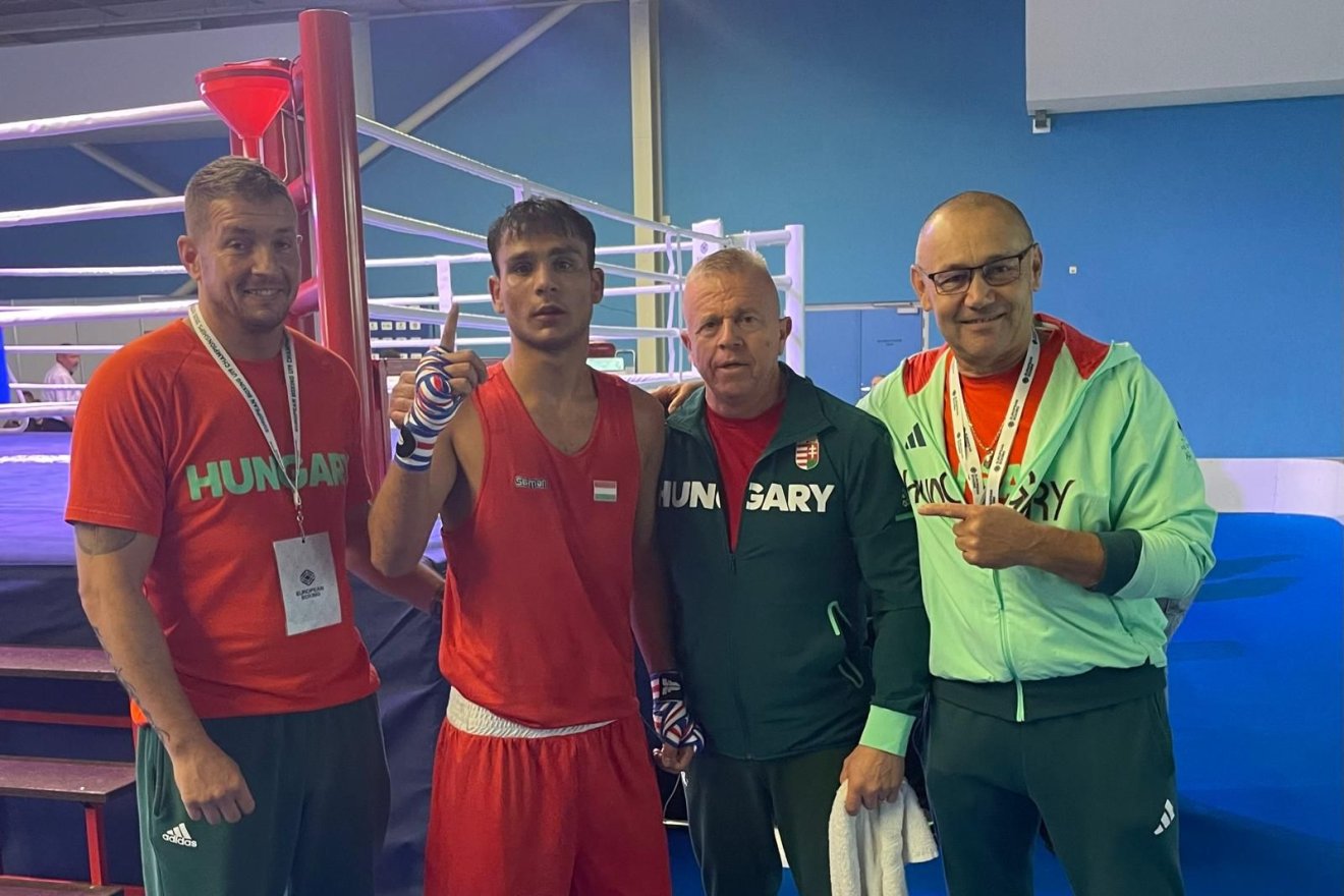 Mailát András győztes meccse után •  Fotó: Erdélyi Godako Ökölvívó Sportklub