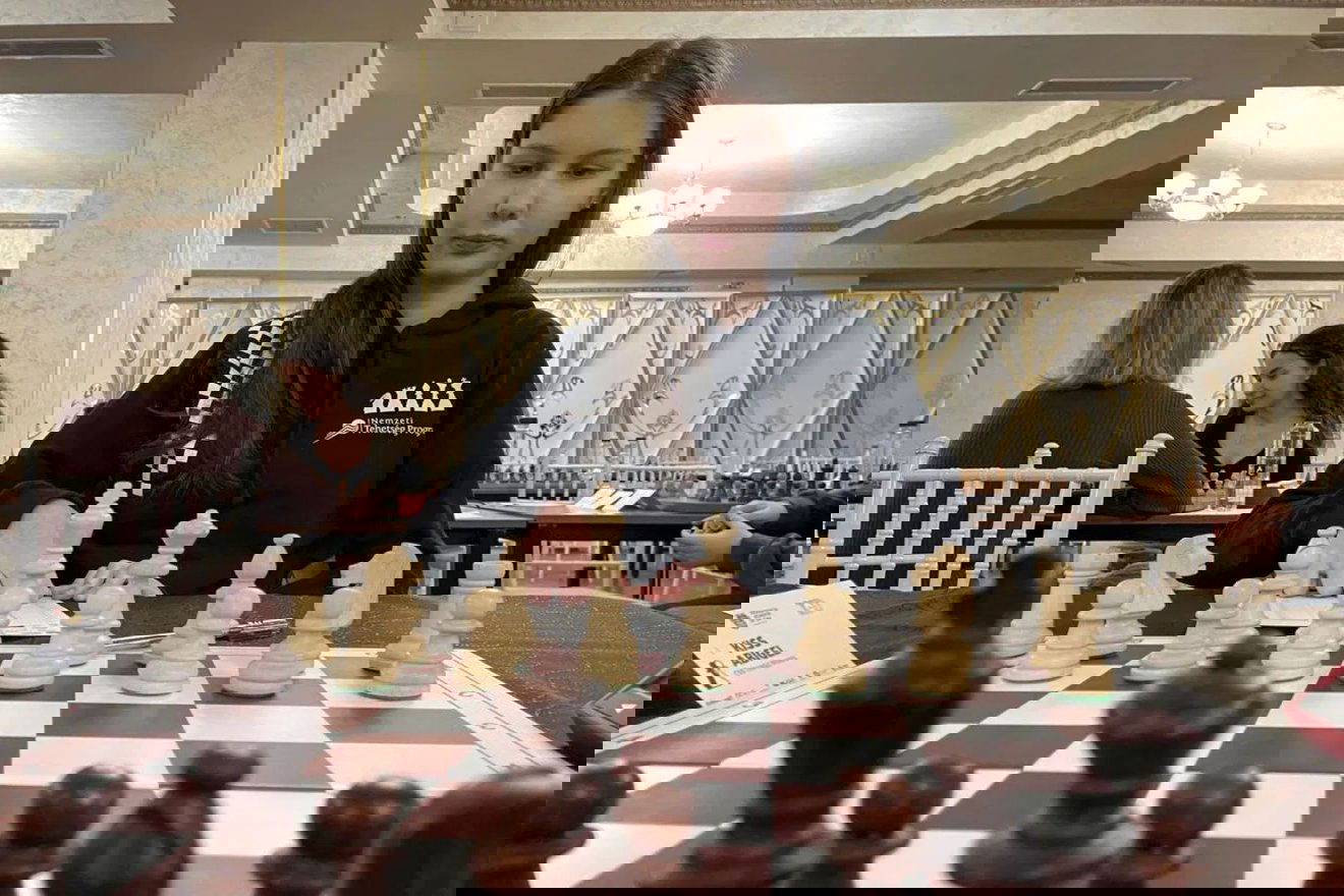 Kiss Hanna a 15 évesek között nyert bajnoki címet •  Fotó: Kiss Arnold