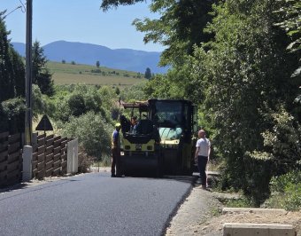 Két héten belül elkészül a güdüci út korszerűsítése