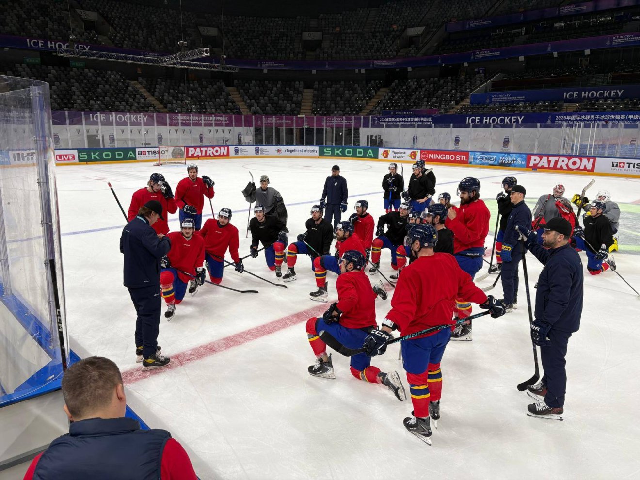 &bullet;  Fotó: Romániai Jégkorong Szövetség Facebook oldala