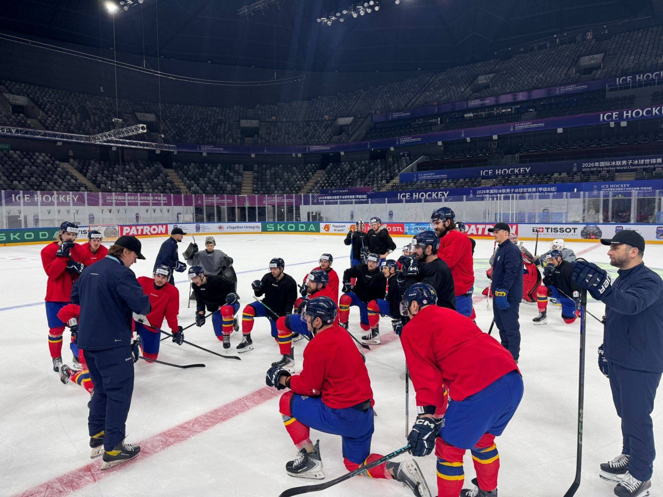 &bullet;  Fotó: Romániai Jégkorong Szövetség Facebook oldala