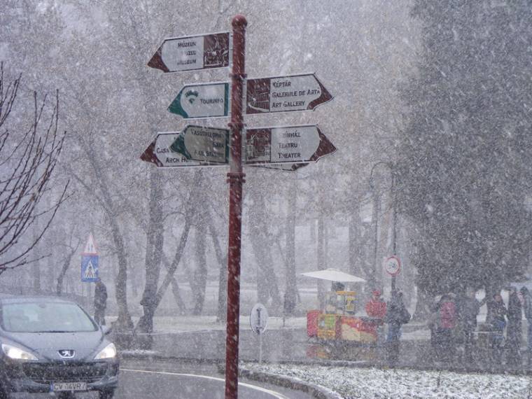 Eligazító táblák Sepsiszentgyörgyön