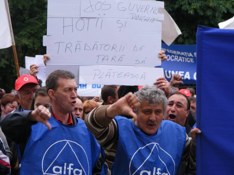 Újabb tüntetés Sepsiszentgyörgyön