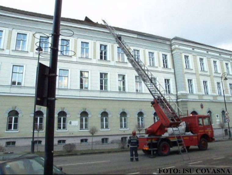 Megrongálódott a Székely Mikó Kollégium tetőszerkezete