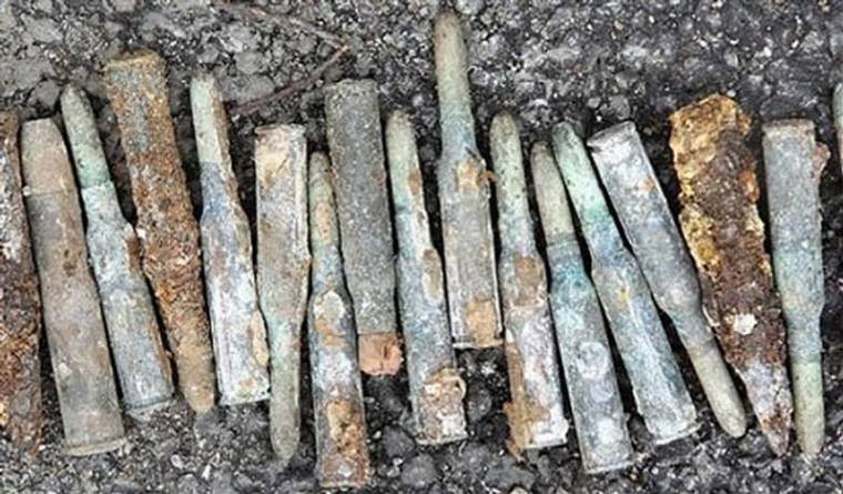 Világháborús lövedékek Háromszéken