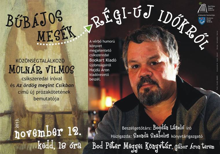 Közönségtalálkozó Molnár Vilmos íróval