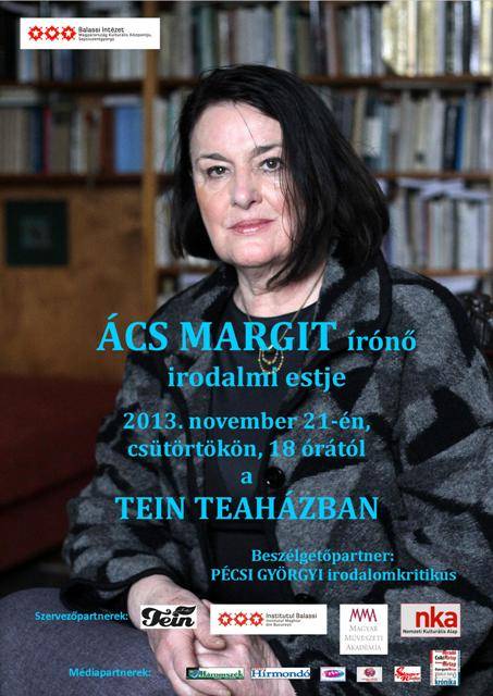 Közönségtalálkozó Ács Margit írónővel