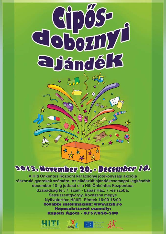 Cipősdoboznyi ajándék negyedszer