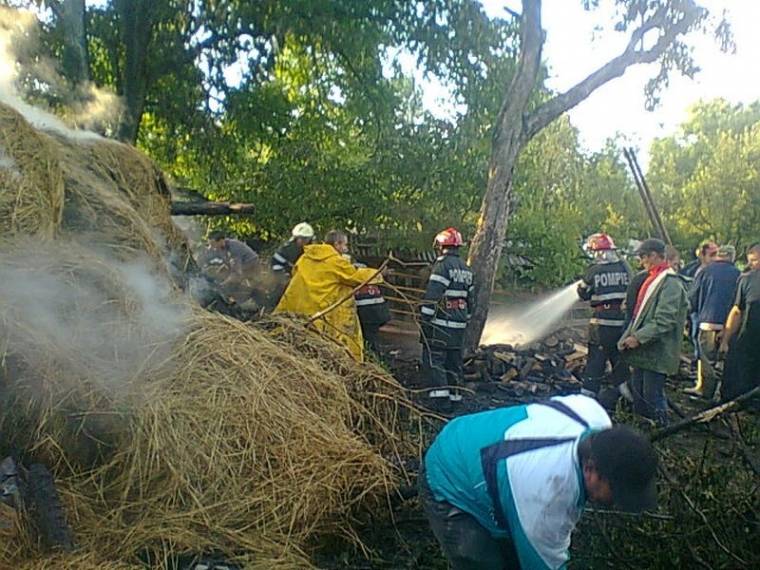 Villámcsapás okozott tüzet Háromszéken