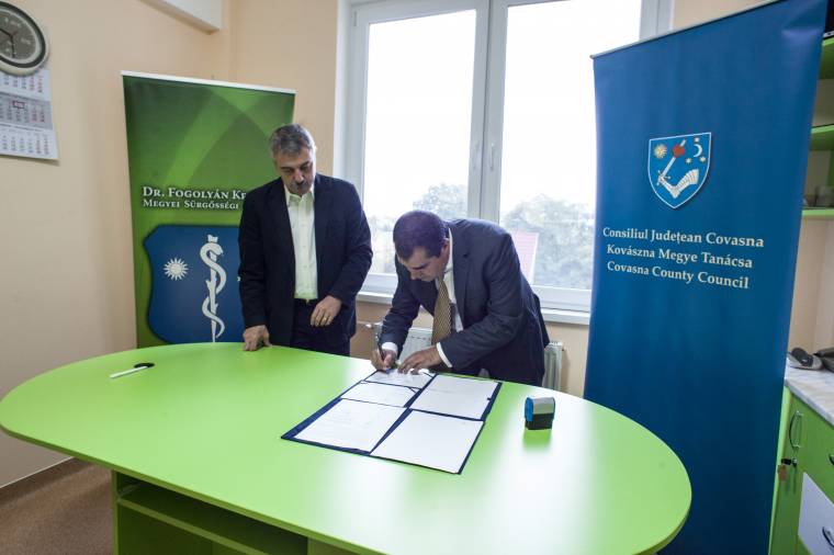 Újabb nagy beruházás a Dr. Fogolyán Kristóf Megyei Sürgősségi Kórházban