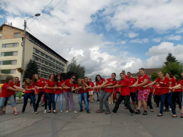 Keresik a Caritas önkéntes táborának helysznínét