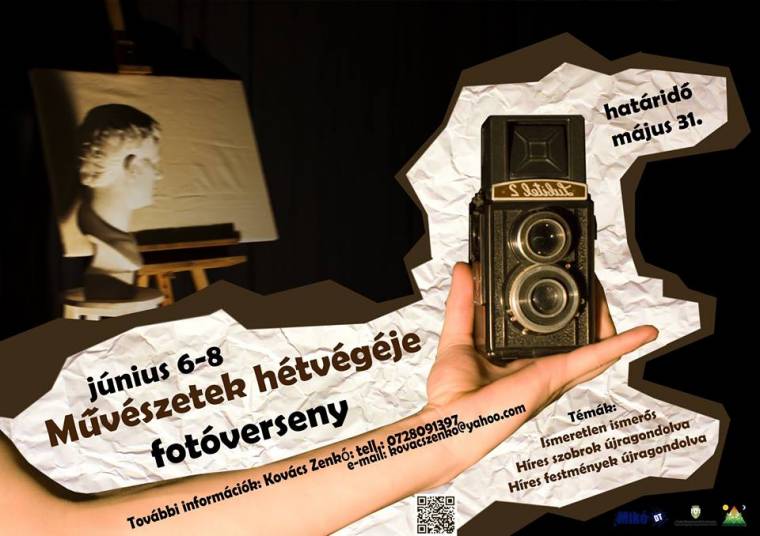 Fotópályázat a Művészetek Hétvégéjére