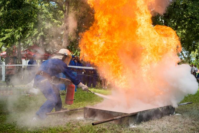 Centenáriumi tűzoltó-emlékverseny Lécfalván