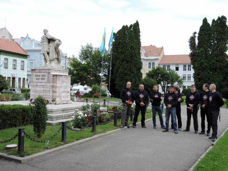 Újra lobognak a székely zászlók Kézdivásárhelyen