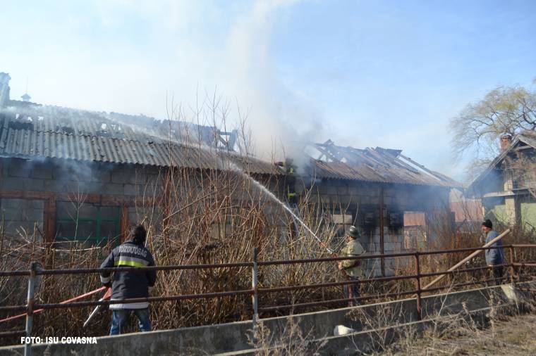 Fafeldolgozó gyúlt ki Háromszéken