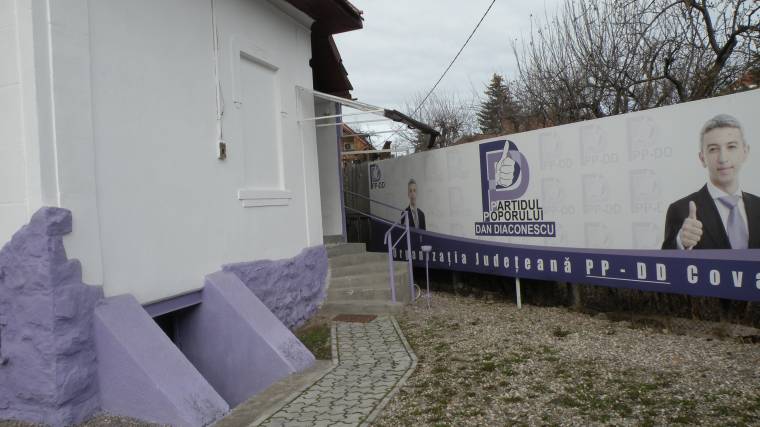 Székhely nélkül maradhat Dan Diaconescu Néppártja Sepsiszentgyörgyön