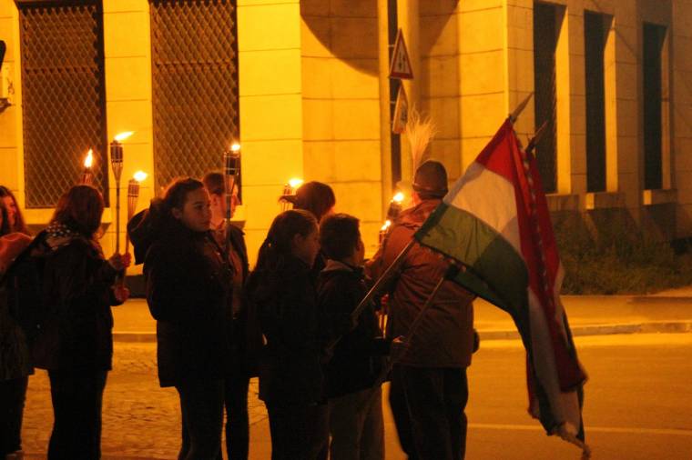 Fáklyás felvonulással is emlékeznek ’56-ra