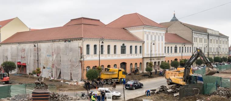 Korlátozzák a gyalogosforgalmat Sepsiszentgyörgy belvárosában