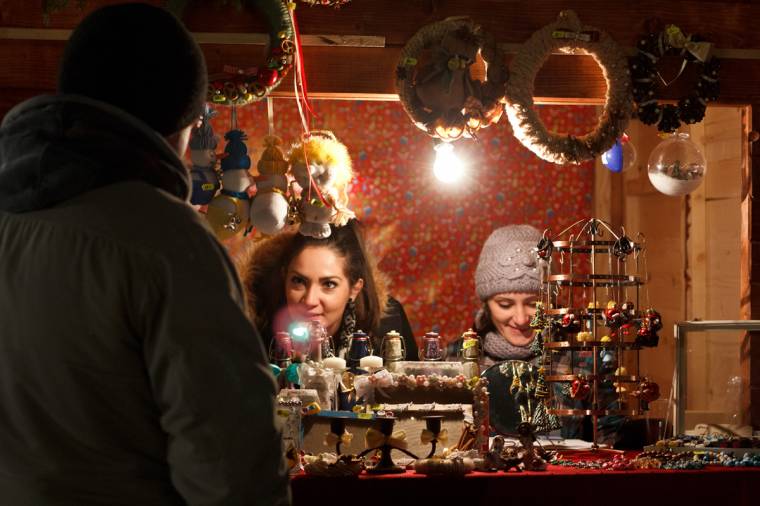 Ünnepvárás az új sepsiszentgyörgyi főtéren